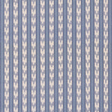 MULBERRY FD824.H101.0 CHART STRIPE BLUE Fabric - Eade's Wallpaper