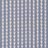 MULBERRY FD824.H101.0 CHART STRIPE BLUE Fabric - Eade's Wallpaper