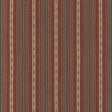 MULBERRY FD825.P104.0 STONY STRIPE RUST/BLUE Fabric - Eade's Wallpaper