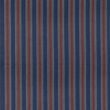 MULBERRY FD826.G103.0 BARRINGTON STRIPE INDIGO/RED Fabric - Eade's Wallpaper