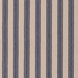 MULBERRY FD829.H10.0 FALMOUTH STRIPE INDIGO Fabric - Eade's Wallpaper