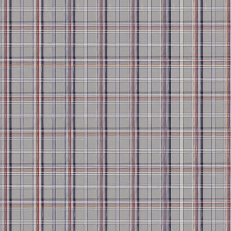 MULBERRY FD832.H101.0 OCEAN CHECK BLUE Fabric - Eade's Wallpaper