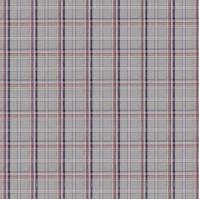 MULBERRY FD832.H101.0 OCEAN CHECK BLUE Fabric - Eade's Wallpaper