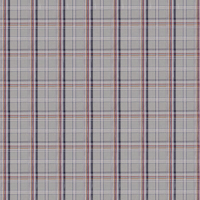 MULBERRY FD832.H101.0 OCEAN CHECK BLUE Fabric - Eade's Wallpaper