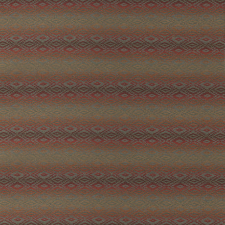 MULBERRY FD836.V90.0 BEAUMARIS RED/GREEN Fabric - Eade's Wallpaper