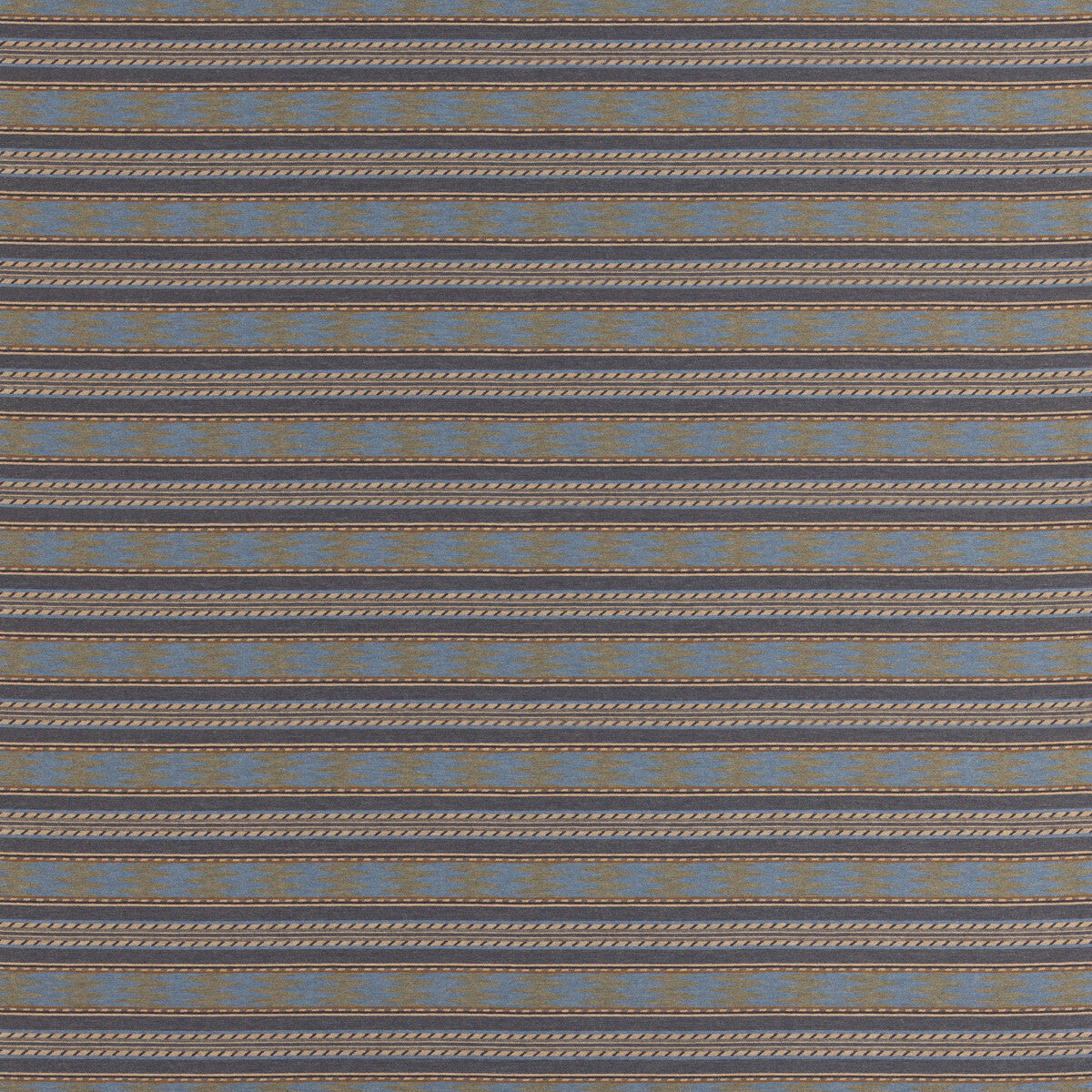 MULBERRY FD837.A44.0 INVERARAY CHARCOAL/BLUE Fabric - Eade's Wallpaper