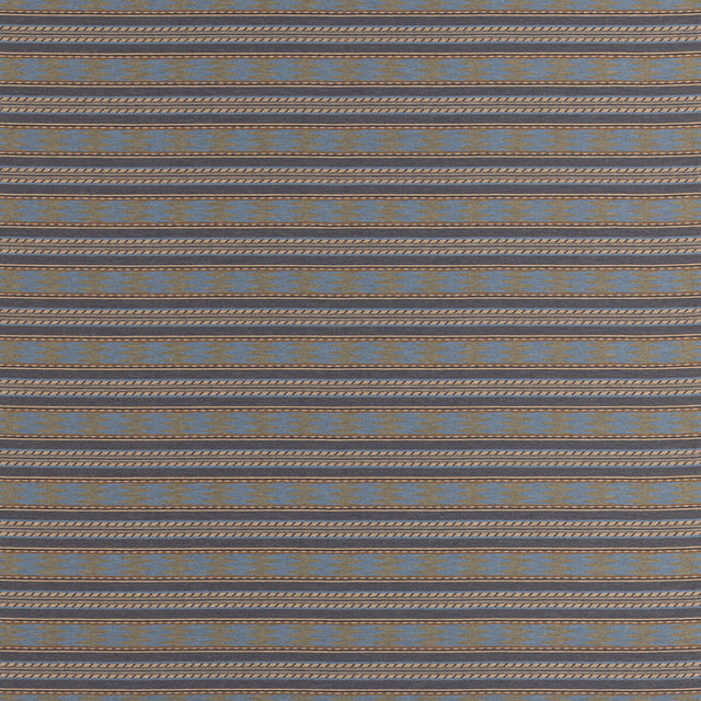 MULBERRY FD837.A44.0 INVERARAY CHARCOAL/BLUE Fabric - Eade's Wallpaper