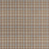 MULBERRY FD838.L33.0 LINDISFARNE PLAID FAWN/AQUA Fabric - Eade's Wallpaper
