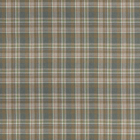 MULBERRY FD838.R106.0 LINDISFARNE PLAID LOVAT Fabric - Eade's Wallpaper