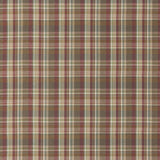 MULBERRY FD838.V102.0 LINDISFARNE PLAID RED/GOLD Fabric - Eade's Wallpaper