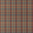 MULBERRY FD838.V87.0 LINDISFARNE PLAID RED/TEAL Fabric - Eade's Wallpaper
