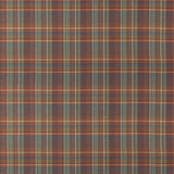 MULBERRY FD838.V87.0 LINDISFARNE PLAID RED/TEAL Fabric - Eade's Wallpaper