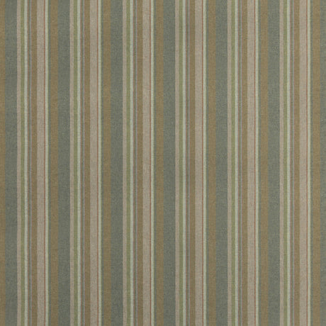 MULBERRY FD839.R106.0 LINDISFARNE STRIPE LOVAT Fabric - Eade's Wallpaper