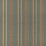 MULBERRY FD839.R11.0 LINDISFARNE STRIPE TEAL Fabric - Eade's Wallpaper