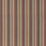 MULBERRY FD839.V172.0 LINDISFARNE STRIPE RUSSET/SLATE Fabric - Eade's Wallpaper