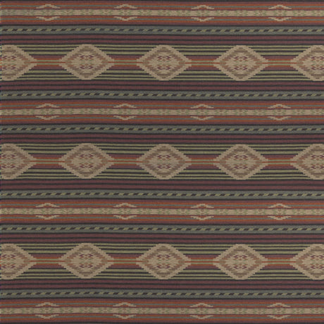 MULBERRY FD840.H58.0 HARLECH PLUM/GREEN Fabric - Eade's Wallpaper