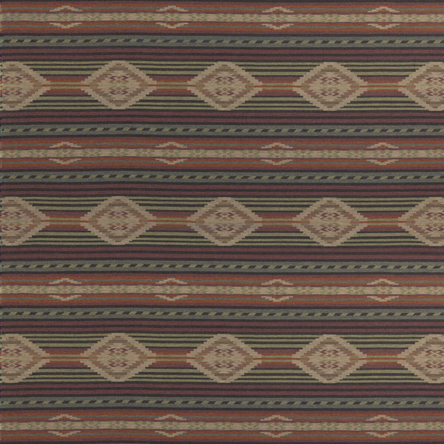 MULBERRY FD840.H58.0 HARLECH PLUM/GREEN Fabric - Eade's Wallpaper