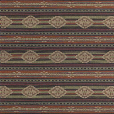 MULBERRY FD840.H58.0 HARLECH PLUM/GREEN Fabric - Eade's Wallpaper