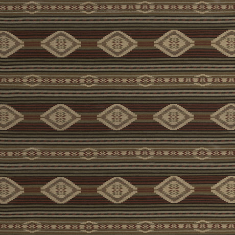 MULBERRY FD840.V117.0 HARLECH RED/SAGE Fabric - Eade's Wallpaper