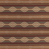 MULBERRY FD840.V169.0 HARLECH RED/LOVAT/SAND Fabric - Eade's Wallpaper