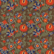 MULBERRY FD845.V87.0 GORTON RED/TEAL Fabric - MULBERRY COUNTRY WALK