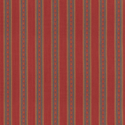 MULBERRY FD847.V106.0 COUNTRY STRIPE RED Fabric - MULBERRY COUNTRY WALK