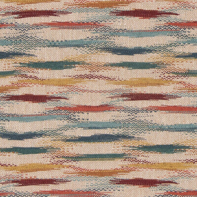 MULBERRY FD850.R50.0 FELBRIGG TEAL/SPICE Fabric - MULBERRY CROFT WEAVES