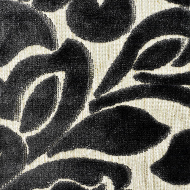 STOUT FENN-1 FENNEL 1 CHARCOAL Fabric - Eades Wallpaper & Fabric