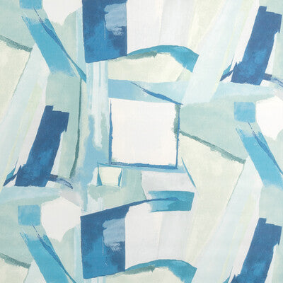 KRAVET BASICS FERA.530.0 FERA AZURE Fabric - Eade's Wallpaper