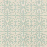 Schumacher Ferne Park Aqua Fabric