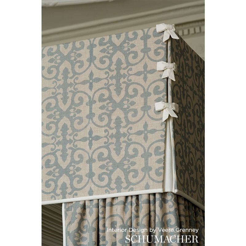 Schumacher Ferne Park Sage Fabric