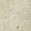 MULBERRY FG077.J107.0 BOHEMIAN TRAVELS PARCHMENT Wallpaper - Eade's Wallpaper