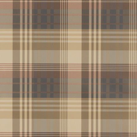 MULBERRY FG079.V78.0 MULBERRY ANCIENT TARTAN RED/CHARCOAL Wallpaper - Eade's Wallpaper