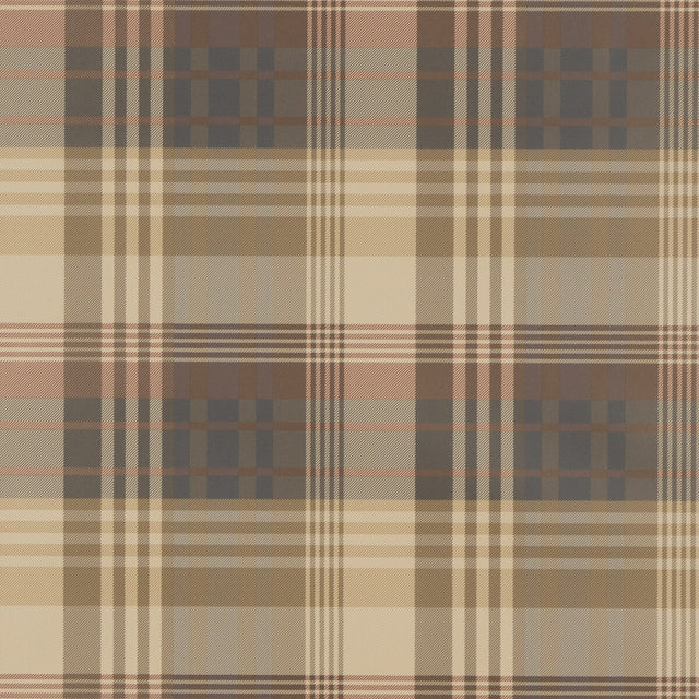 MULBERRY FG079.V78.0 MULBERRY ANCIENT TARTAN RED/CHARCOAL Wallpaper - Eade's Wallpaper