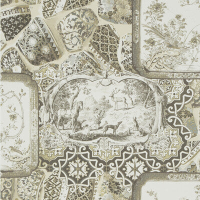 MULBERRY FG080.J80.0 MULBERRY CHINA SILVER/TAUPE Wallpaper - Eade's Wallpaper