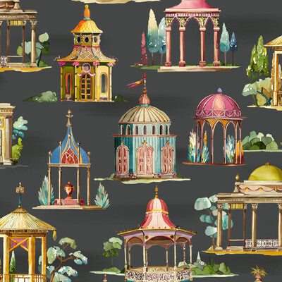MULBERRY FG093.A2.0 FOLLIES EBONY Wallpaper - Eade's Wallpaper