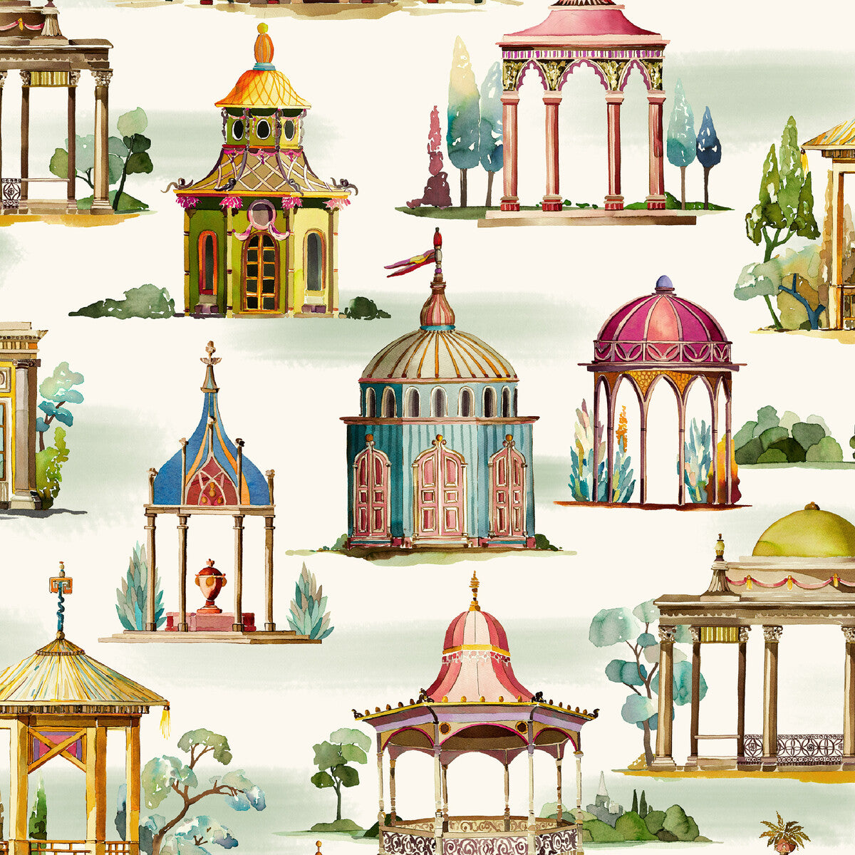 MULBERRY FG093.H113.0 FOLLIES PLUM Wallpaper - Eade's Wallpaper