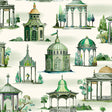 MULBERRY FG093.S16.0 FOLLIES EMERALD Wallpaper - Eade's Wallpaper