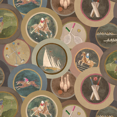 MULBERRY FG095.A15.0 SPORTING LIFE WOODSMOKE Wallpaper - Eade's Wallpaper