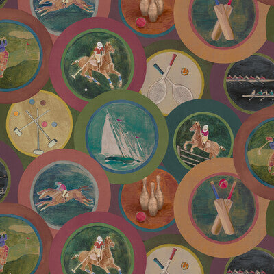 MULBERRY FG095.H113.0 SPORTING LIFE PLUM Wallpaper - Eade's Wallpaper
