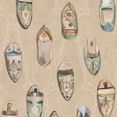 MULBERRY FG096.J102.0 BABOUCHES IVORY Wallpaper - Eade's Wallpaper