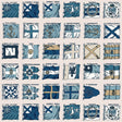 MULBERRY FG099.H101.0 NAVAL ENSIGNS BLUE Wallpaper - Eade's Wallpaper