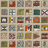 MULBERRY FG099.V54.0 NAVAL ENSIGNS RED/PLUM Wallpaper - Eade's Wallpaper