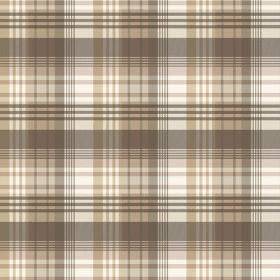 MULBERRY FG100.A15.0 MULBERRY ANCIENT TARTAN WOODSMOKE Wallpaper - Eade's Wallpaper