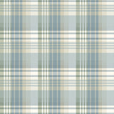 MULBERRY FG100.R104.0 MULBERRY ANCIENT TARTAN AQUA Wallpaper - Eade's Wallpaper