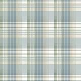 MULBERRY FG100.R104.0 MULBERRY ANCIENT TARTAN AQUA Wallpaper - Eade's Wallpaper