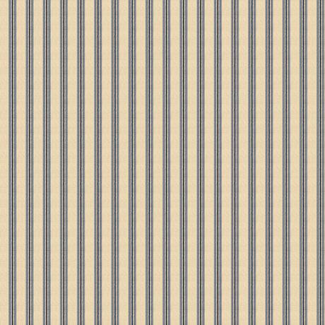 MULBERRY FG109.H10.0 SOMERTON STRIPE INDIGO Wallpaper - Eade's Wallpaper