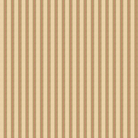 MULBERRY FG109.R107.0 SOMERTON STRIPE MOSS Wallpaper - Eade's Wallpaper