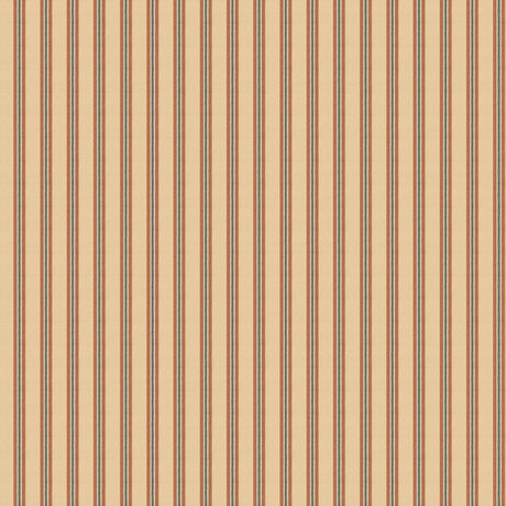MULBERRY FG109.T30.0 SOMERTON STRIPE SPICE Wallpaper - Eade's Wallpaper