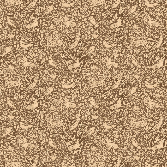 MULBERRY FG110.K74.0 HEDGEROW ESPRESSO Wallpaper - Eade's Wallpaper